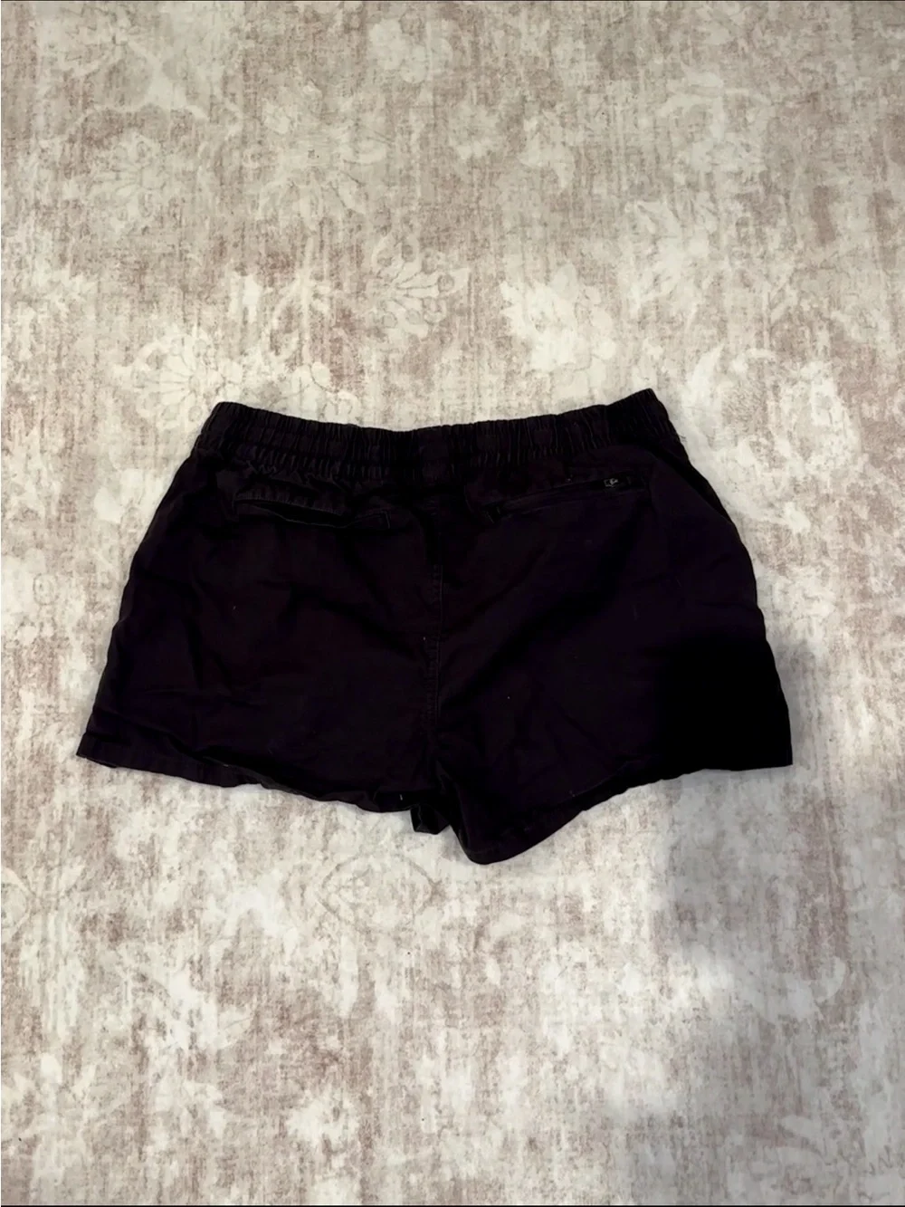 Womens Quince Organic Stretch Ripstop Shorts in Color Steel